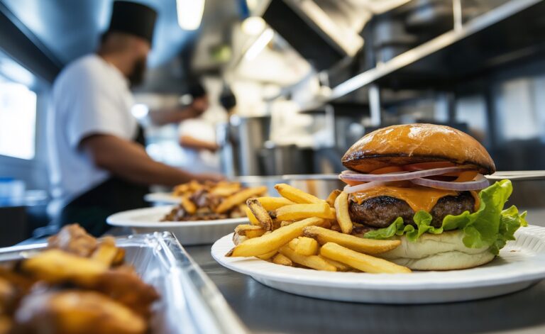 Promo QR Food Truck Burger