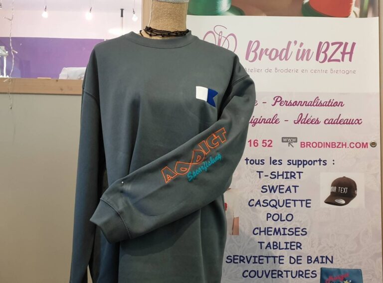 Offre broderie, Frais de création de fichier pour broderie offert - Brod in bzh